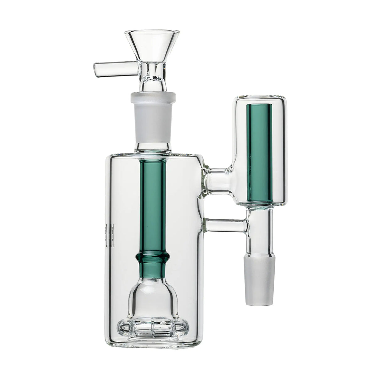 Human Grade: "The Inverter" Ash Catcher (14mm - 90 degree - Lake Green)