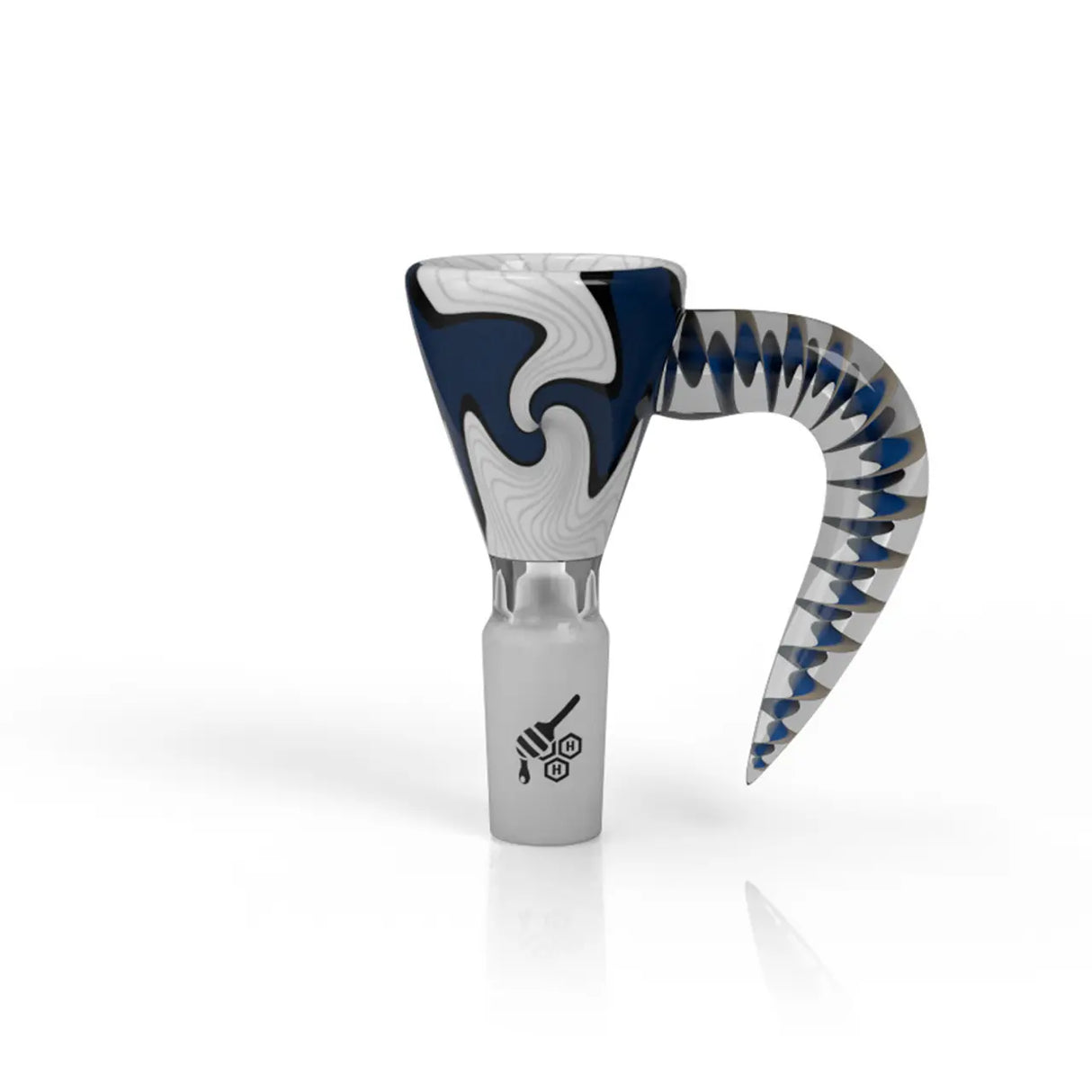 Honeybee Herb: Splash Horn (14mm - Blue/Black)