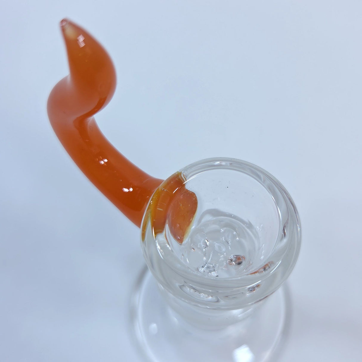 DiscoBox: Clear Bowl w/ Horn (18mm - Orange)