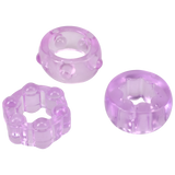 Crystal Jellies Performance Ring Set - Purple