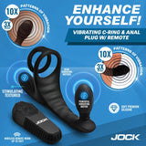 JOCK Enhancers Triple Rush Cockring & Anal Plug