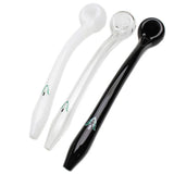 9" Gandalf Pipe by "Tree Glass" White