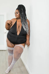 Sammy Fishnet Thigh High