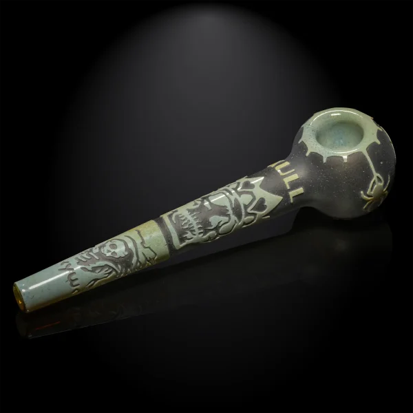 Milky Way: 7" Skull Emperor Pipe (Smoke)
