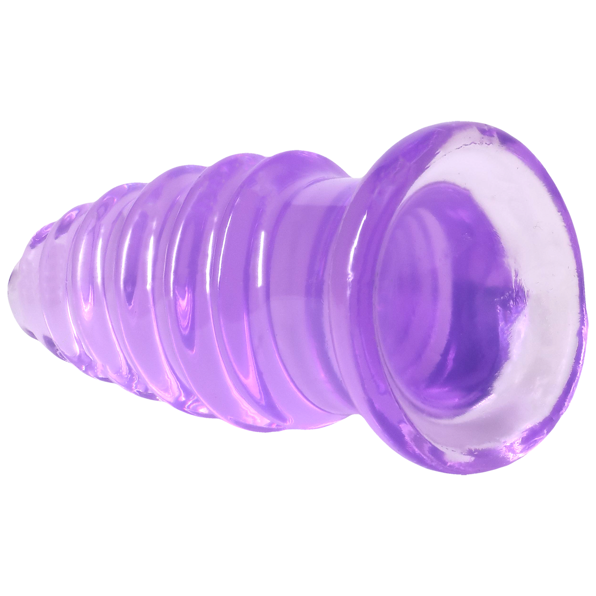 Crystal Jellies Anal Twist 5" - Purple