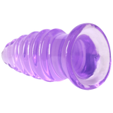 Crystal Jellies Anal Twist 5" - Purple