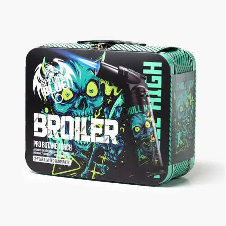 Special Blue: "Broiler" with Case (Green Skull)
