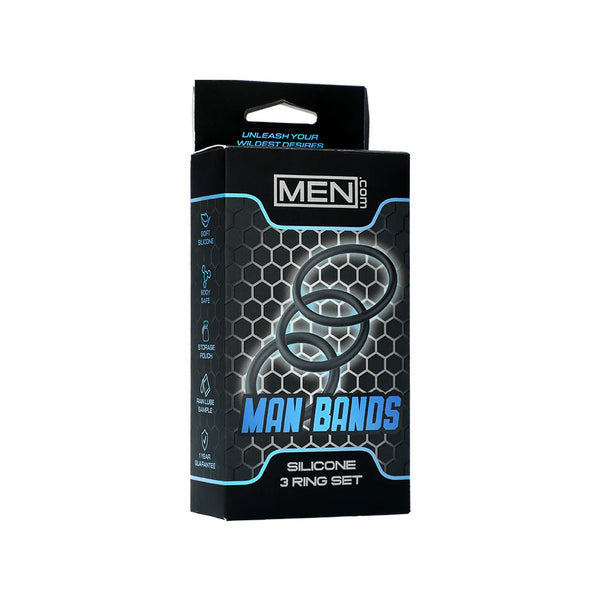 Men.com Man Bands 3pc Set