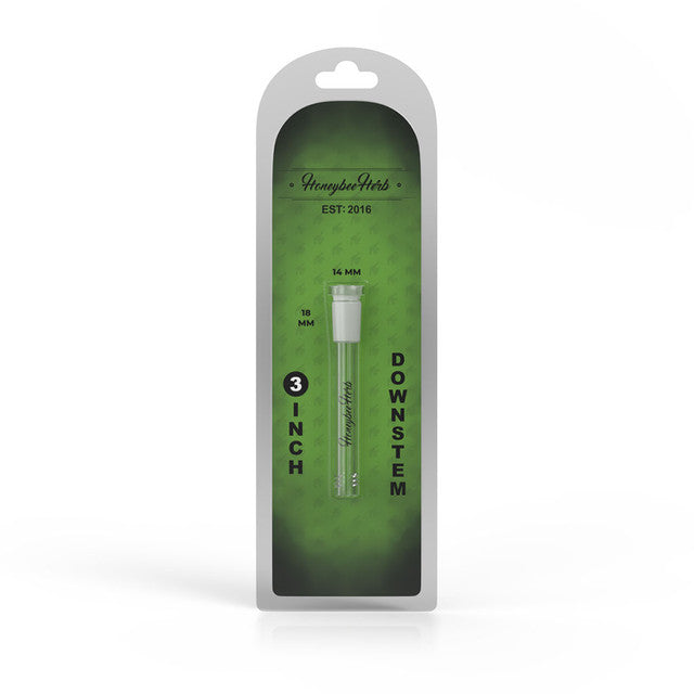 Honeybee Herb: Downstem (3" - Clear)