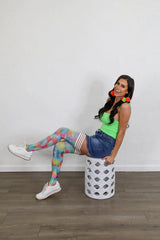 Gilly Tie Dye Thigh High