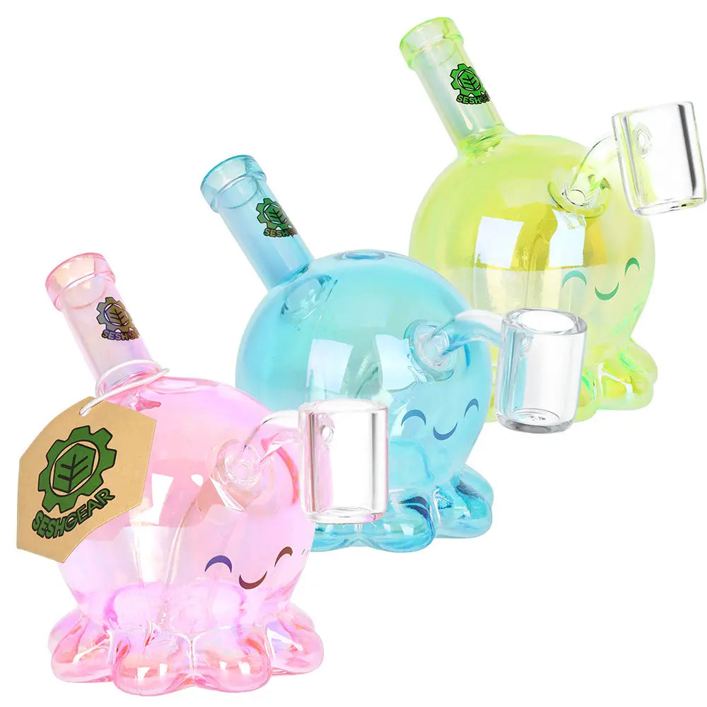 SeshGear: 4" Neon Cutie Octopus (10mm - Assorted)