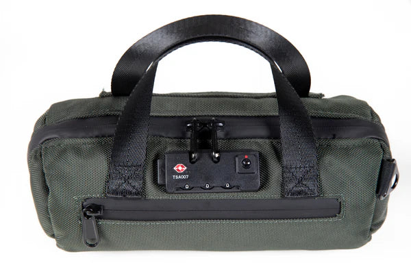 Dime Bags: "Brigata" Smell-Proof/ Lockable (Green - Size: 10")