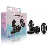 Cheeky Charms RC Vibrating Plug-Gunmetal Small