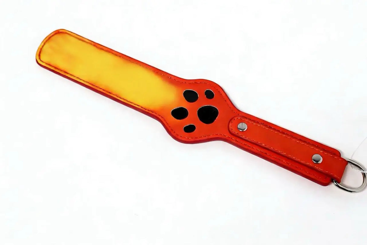 Heat Tease Paw Paddle - Blood Orange/Yellow