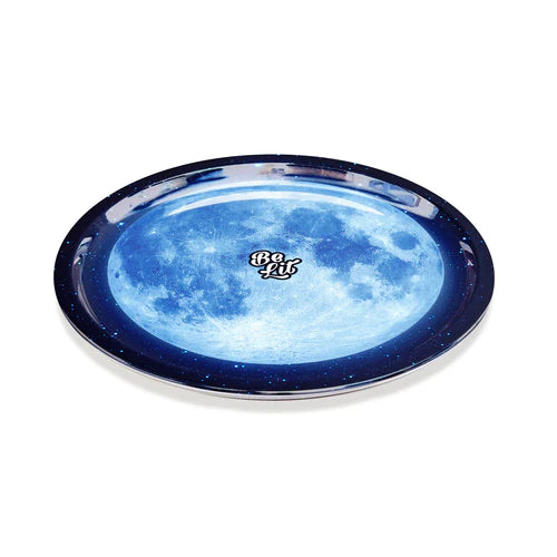 Be Lit Round Tray - Moon