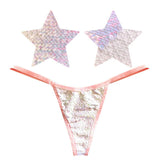 Pasties: Princess Flip Sequin Panty Set One Size