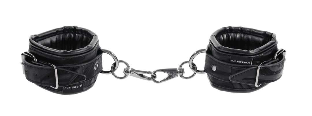 Sportsheets Velvet Noir Handcuffs