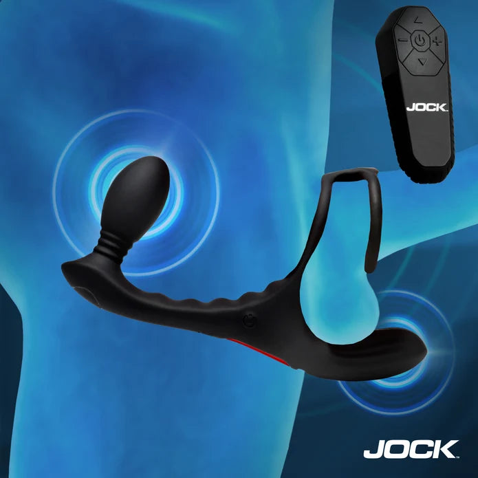 JOCK Enhancers Triple Rush Cockring & Anal Plug