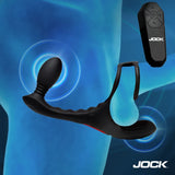 JOCK Enhancers Triple Rush Cockring & Anal Plug