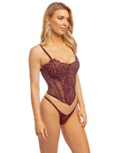 Cybille Bustier- Wine XL