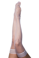 Sammy Fishnet Thigh High