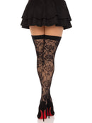 Wild Rose Net Thigh Highs- One Size