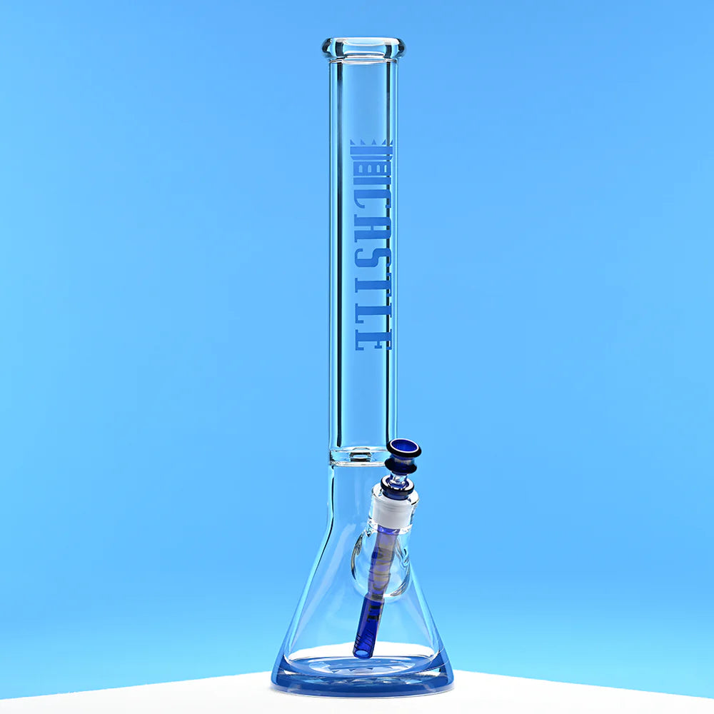 Castle Glass: 18" Standard Color Block (9mm Thick - Blue)