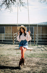 Sandra Fishnet Thigh High