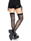 Moody Fishnet Thigh Highs- One Size