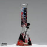 Castle Glass: 14" Bleeding Raven (9mm Thick)