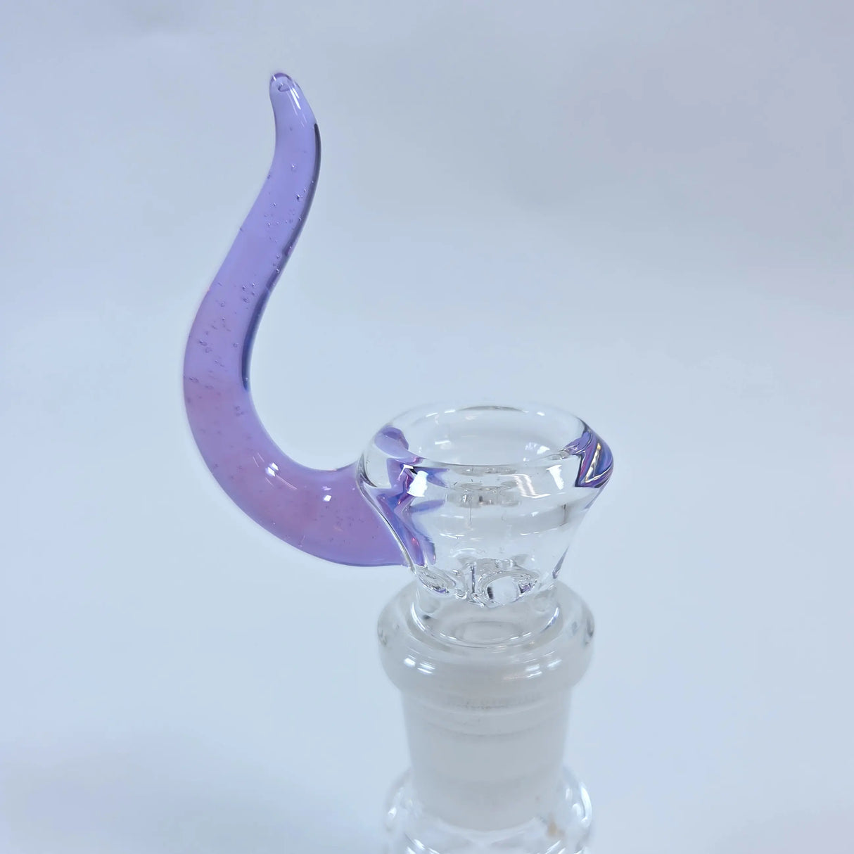 DiscoBox: Clear Bowl w/ Horn (18mm - Purple Up)