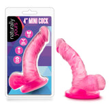 Naturally Yours 4" Mini Cock - Pink