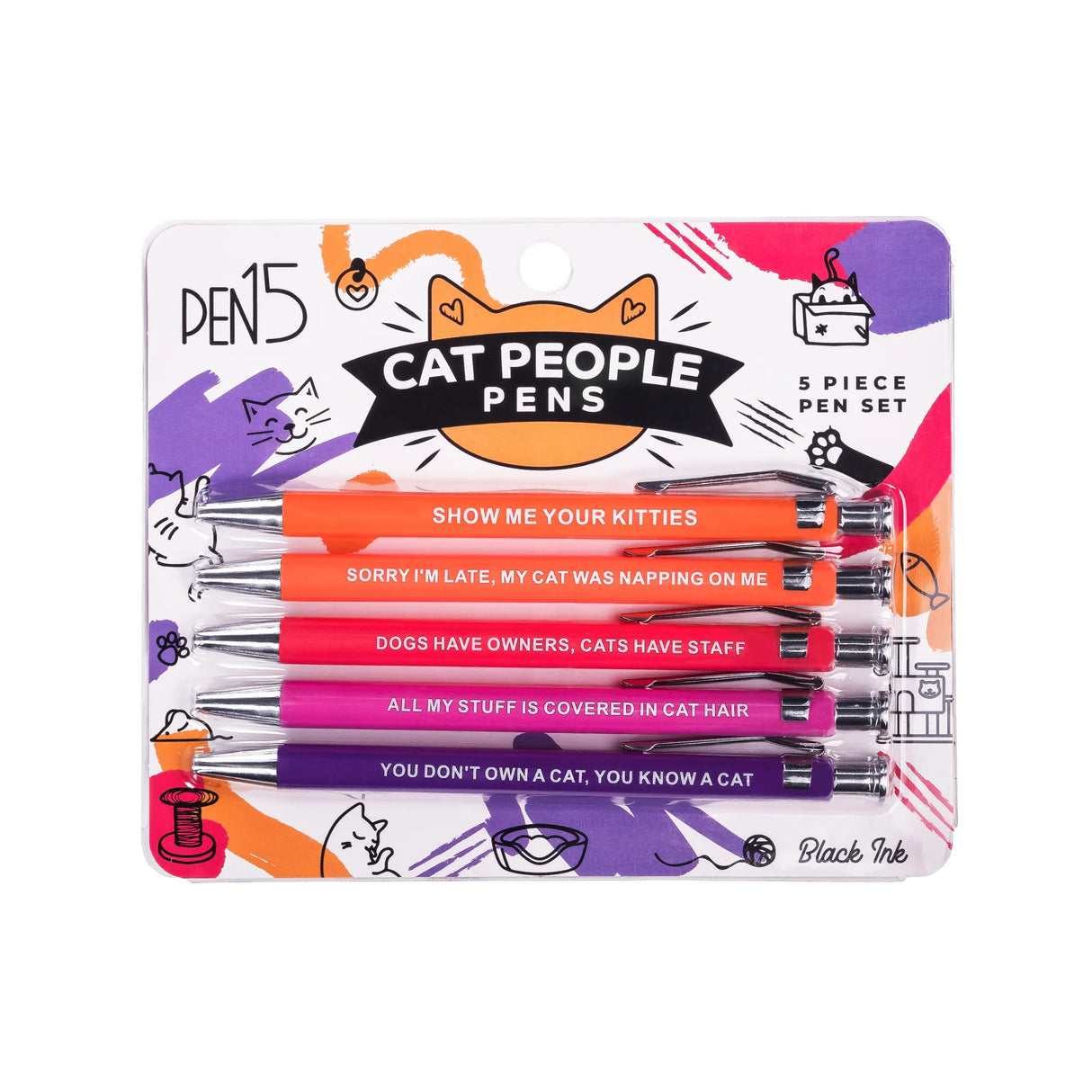 Cat People Pens 5pk