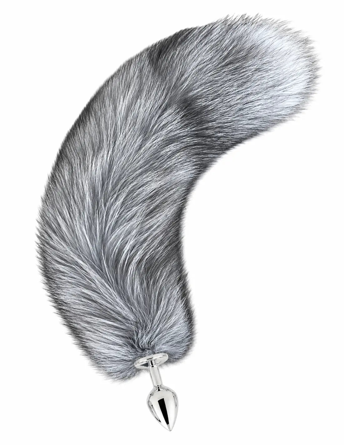 Fox Tail - Medium - Ash Grey