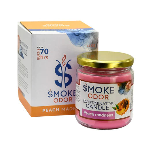 Candle: Smoke Odor-Peach Madness