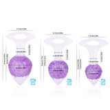 Luxe Prism Anal Plug - Medium - Purple