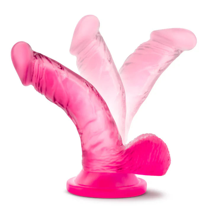 Naturally Yours 4" Mini Cock - Pink