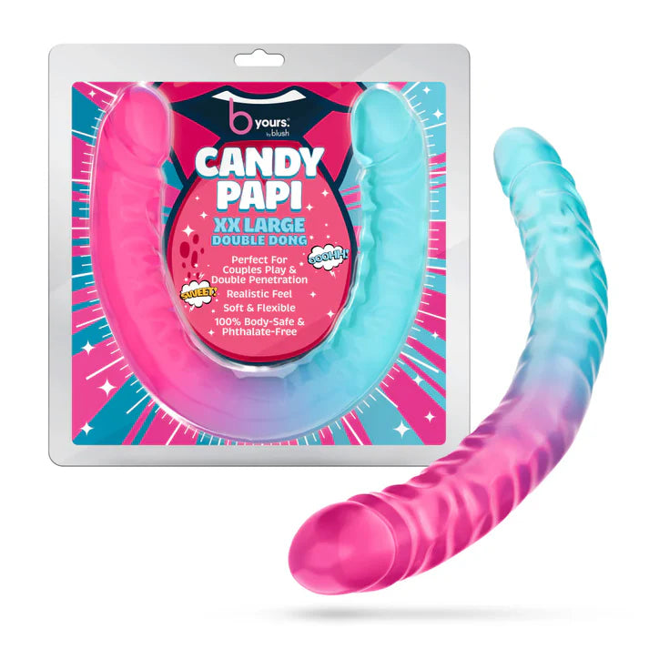B Yours Double Dildo - Candy Papi