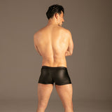 Matte Wetlook Zip Trunk