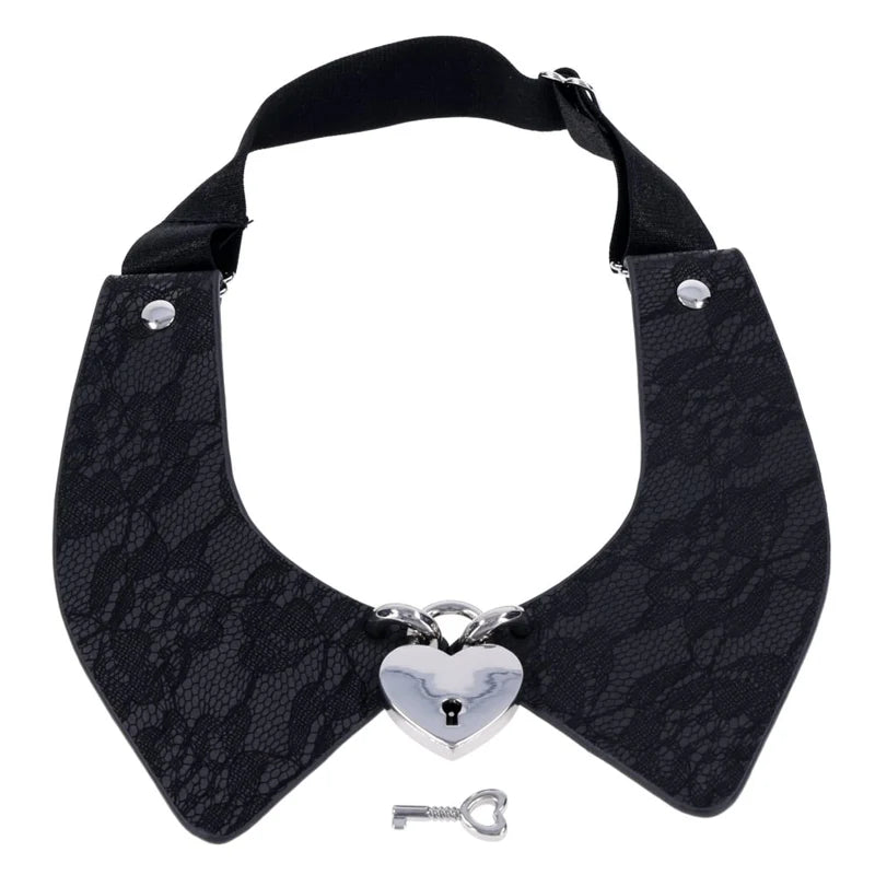 Sex & Mischief Heartbound Lace Day Collar