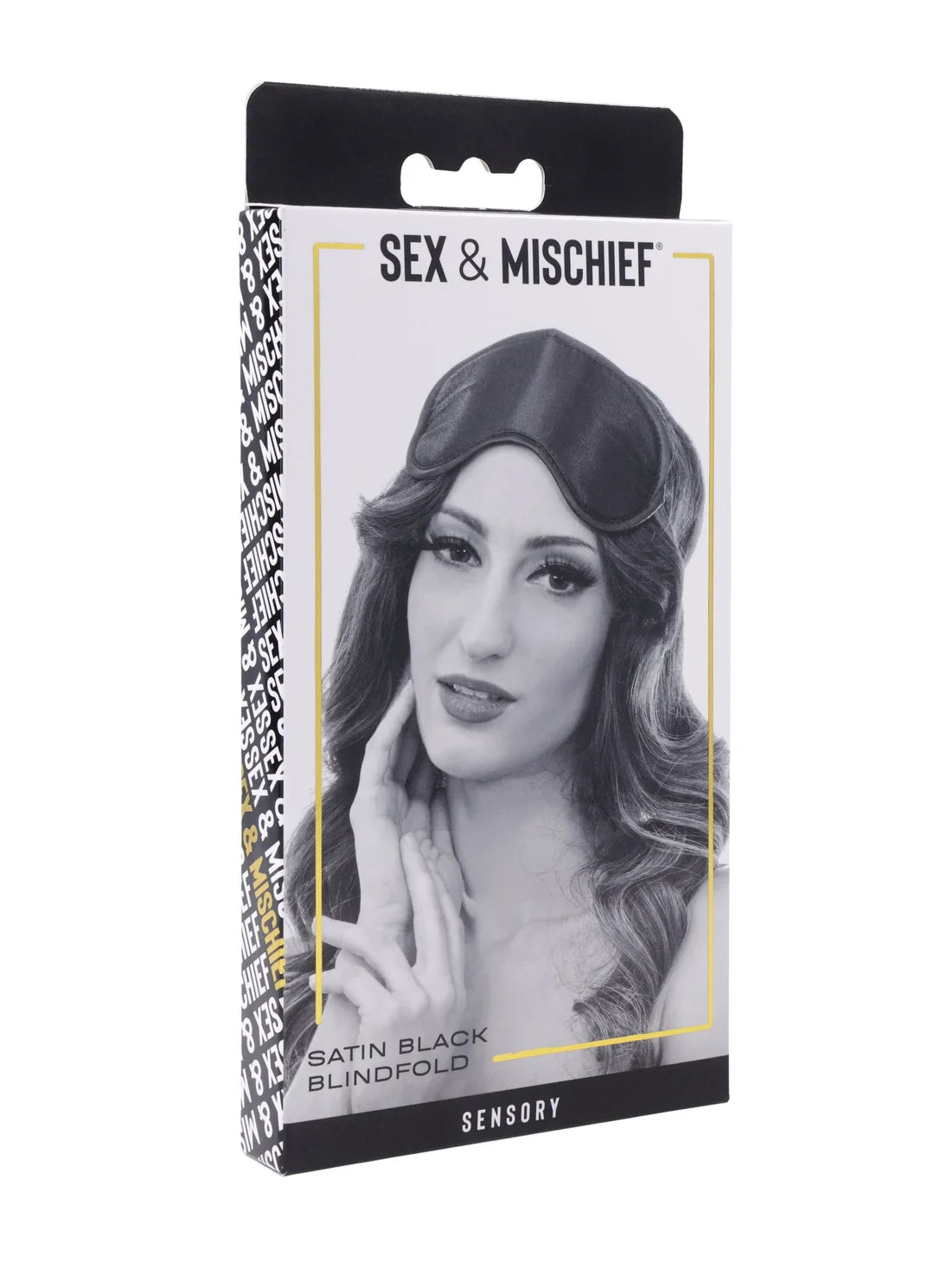 Sex & Mischief Black Satin Blindfold