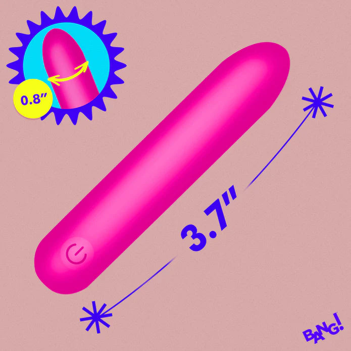 BANG! Flexible Tapered Bullet - Pink