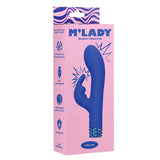 M'Lady Stud Bunny Vibrator - Blue