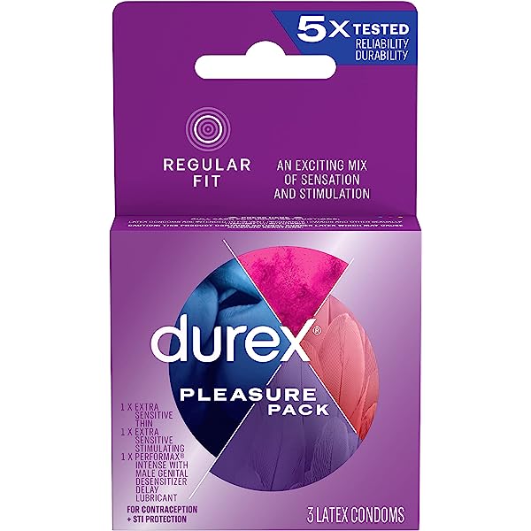 Durex Pleasure Pack 3pk