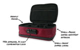Dime Bags: "Goodfella" Smell Proof/ Lockable (Oxblood - Size: 10")