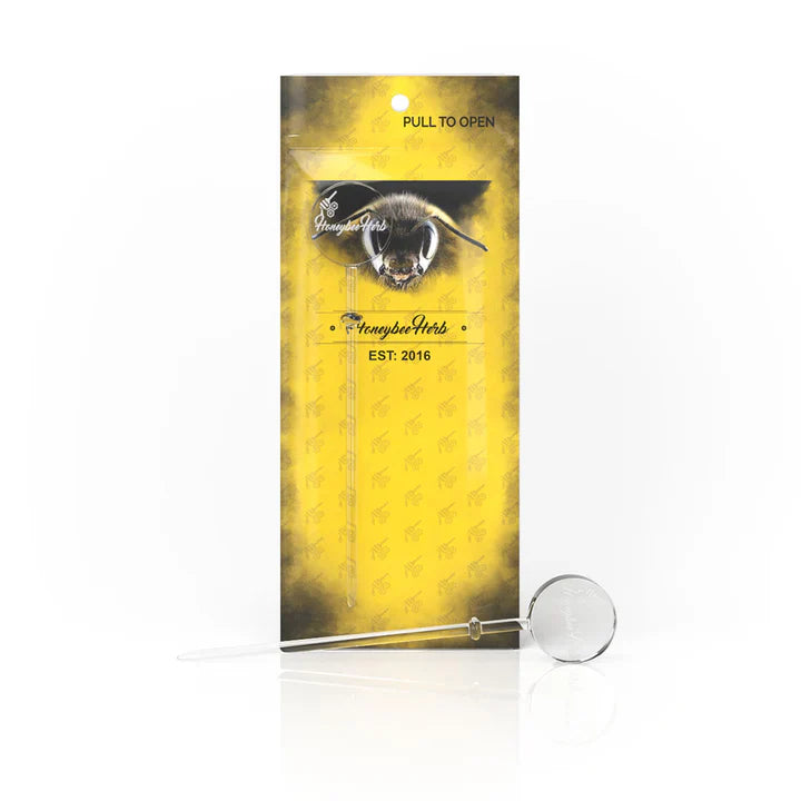 Honeybee Herb: Quartz Dab Spoon (Coin)