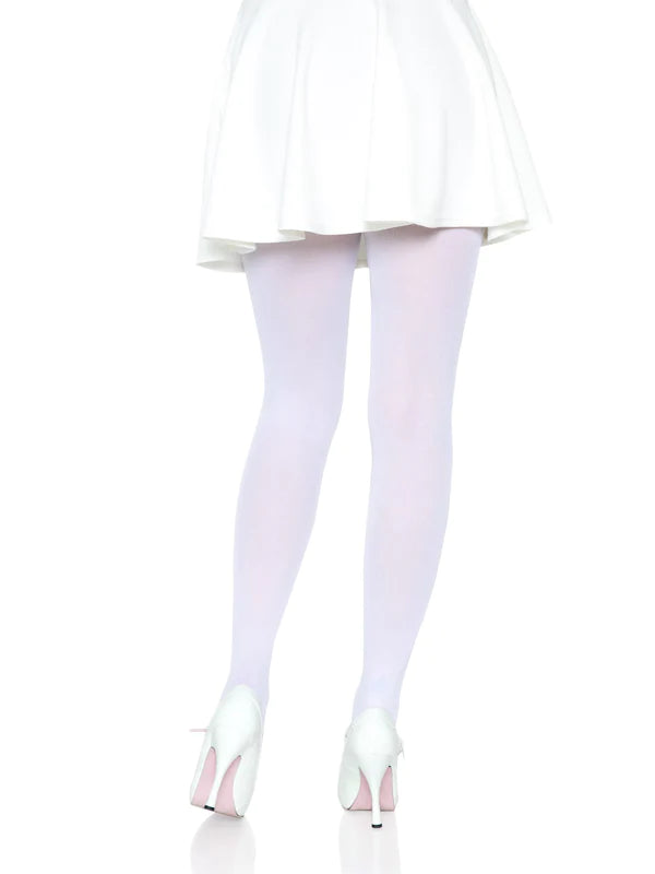 Ari Nylon Tights- One Size White