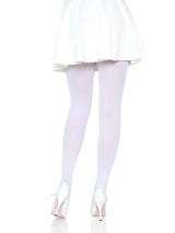Ari Nylon Tights- One Size White
