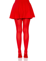 Ari Nylon Tights- One Size Red