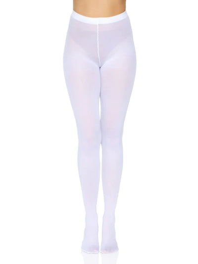 Ari Nylon Tights- One Size White